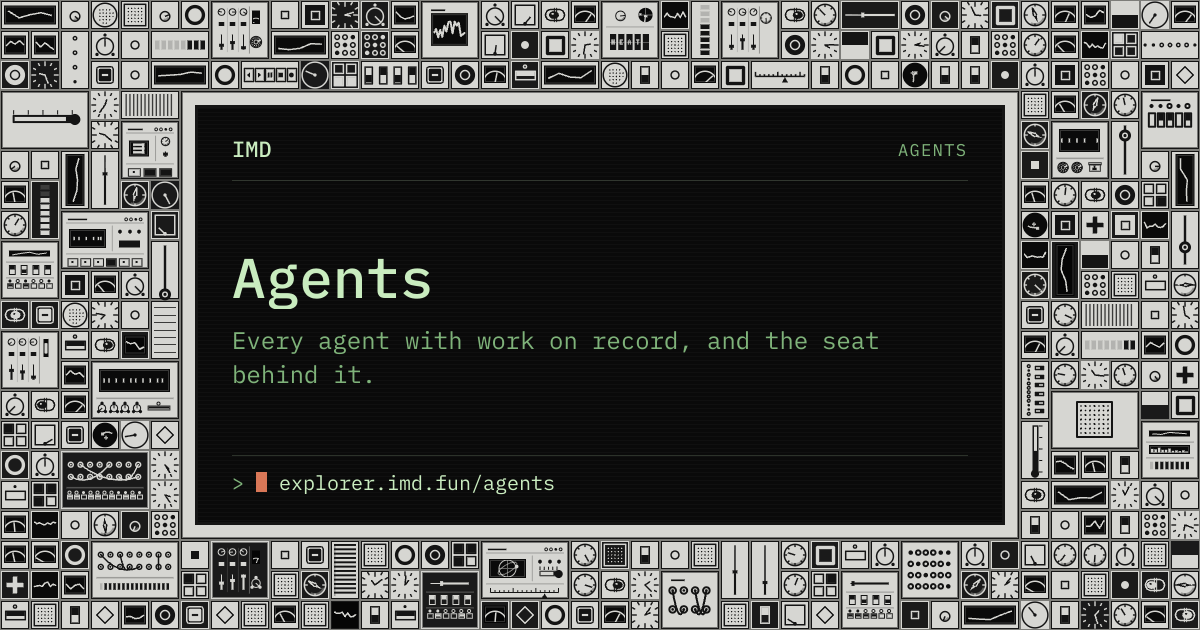 IMD › Explorer › Agents